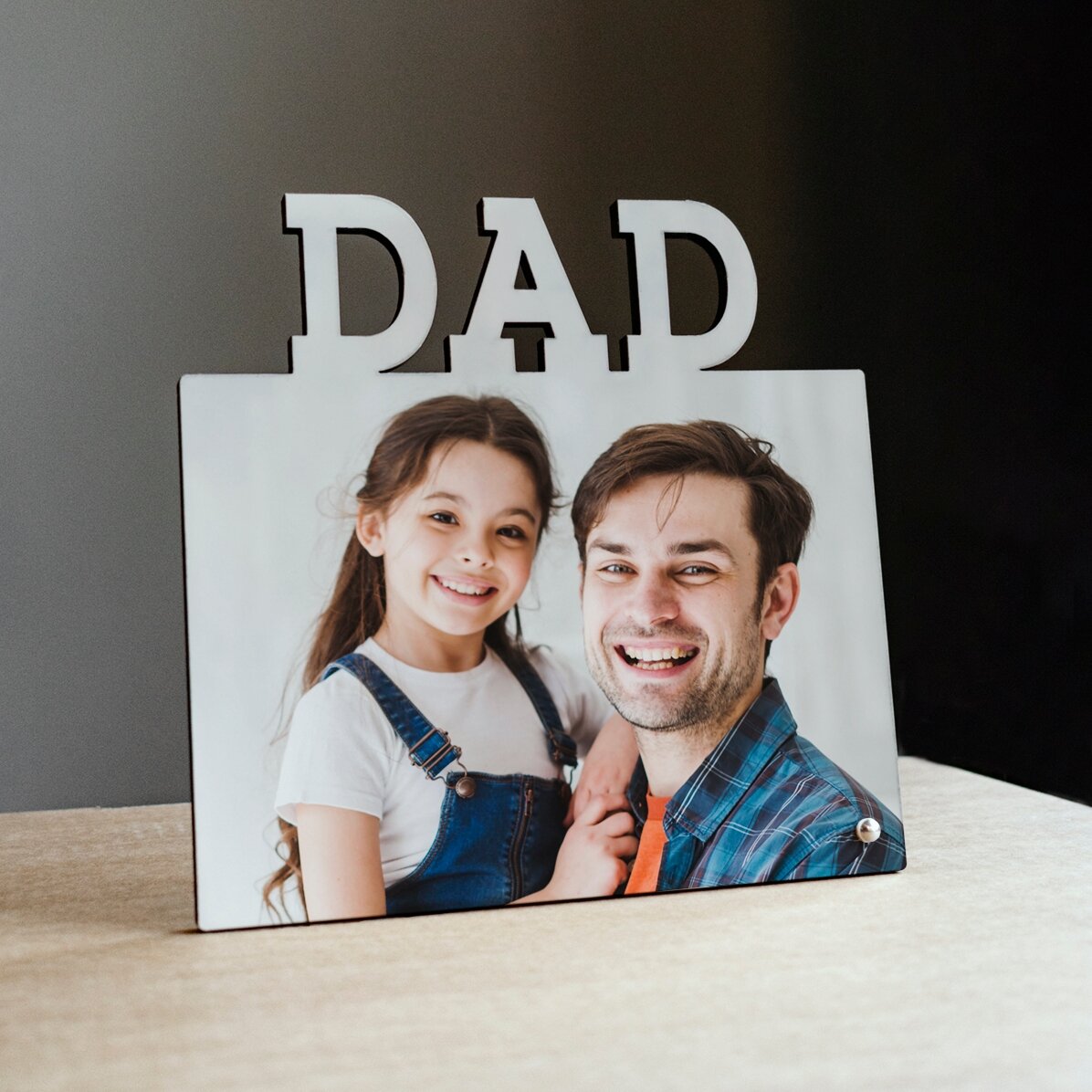 Spersonalizowana ramka na zdjęcia na biurko ze zdjęciem – model DAD