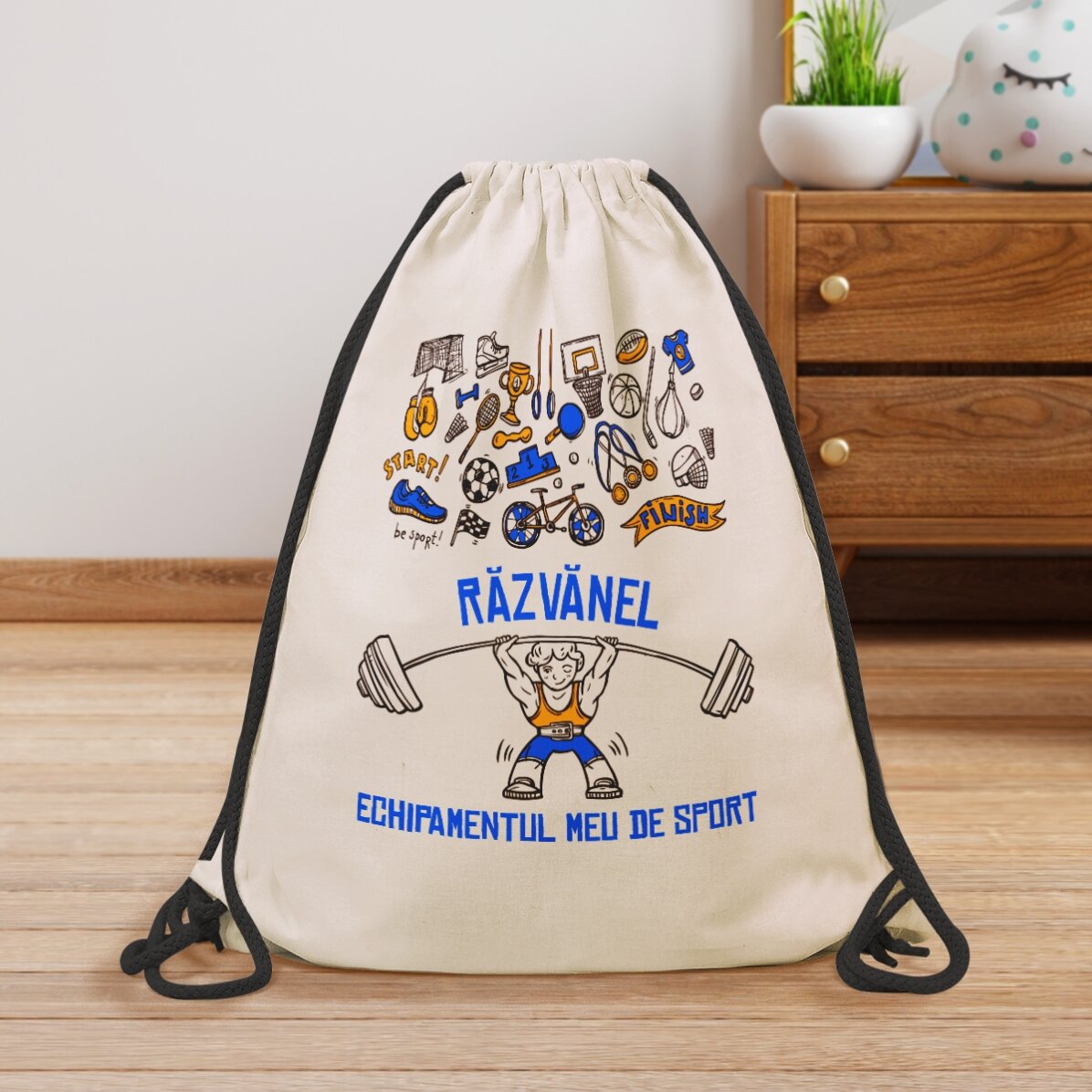 Personalised backpack with name - Sports class
