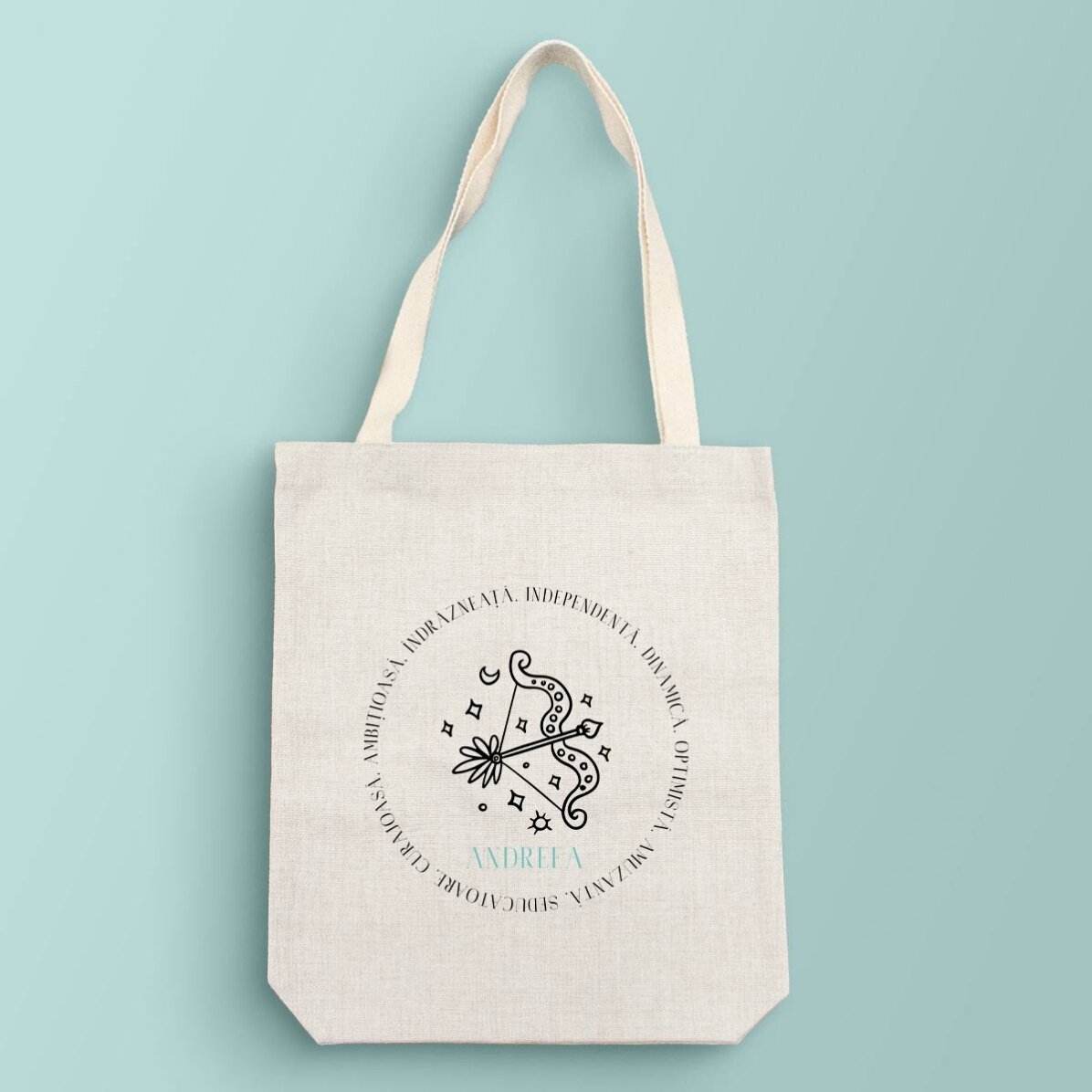 Spersonalizowana torba z napisem – znak zodiaku Strzelec