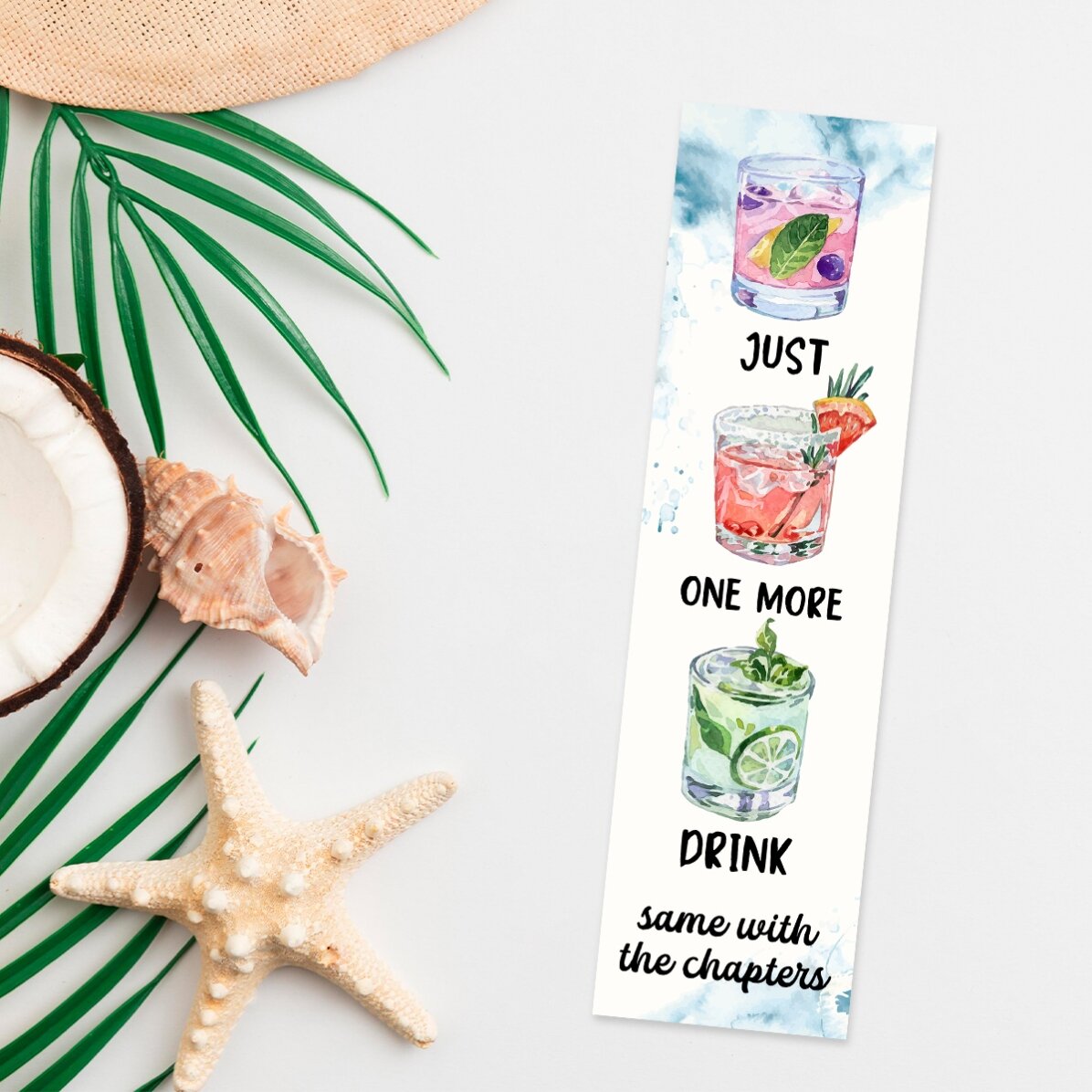 Spersonalizowana zakładka z napisem – „One more drink”