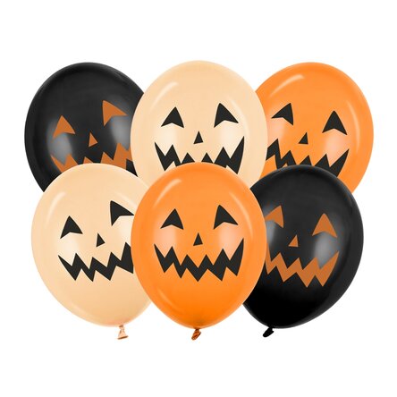 Set of 6 balloons - Halloween