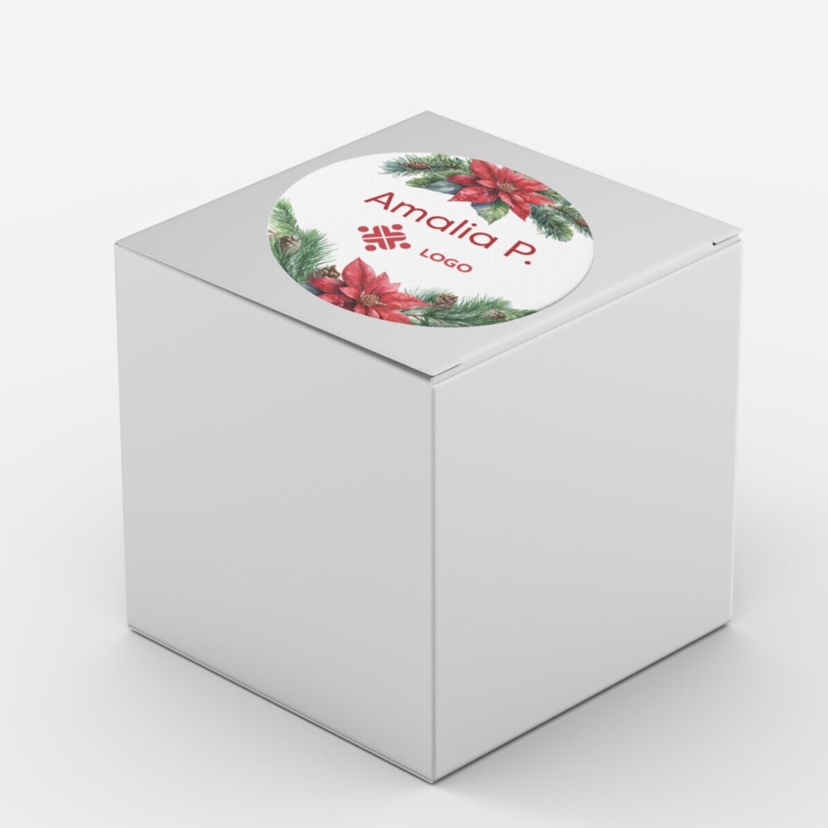 Spersonalizowany zestaw prezentowy na Boże Narodzenie z logo i dedykacją – Christmas