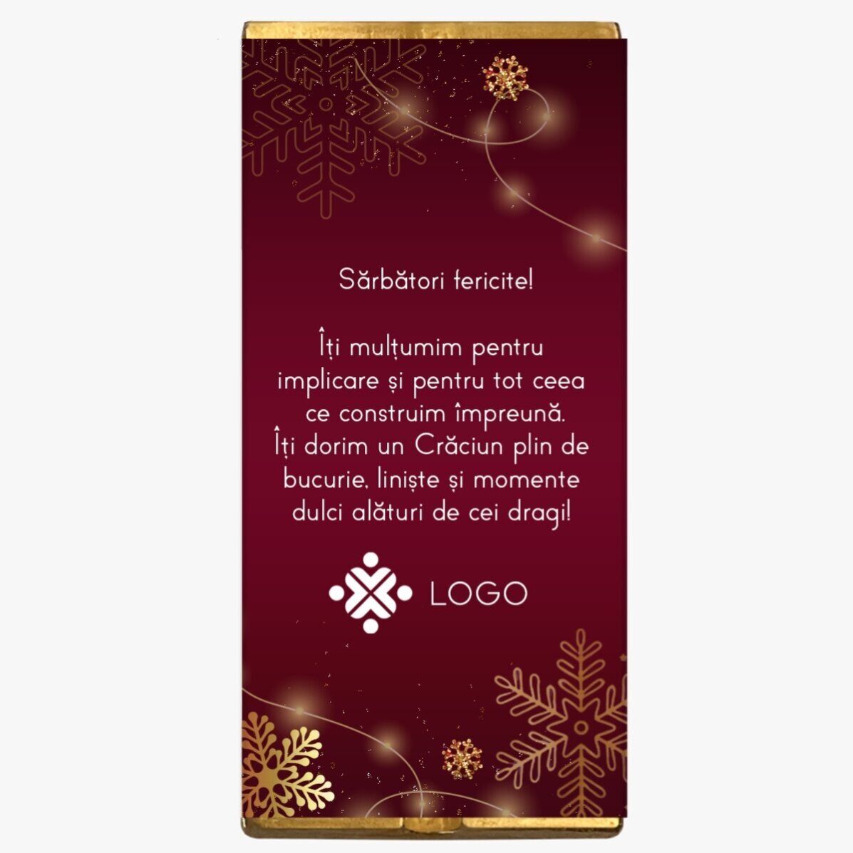 Spersonalizowany zestaw prezentowy na Boże Narodzenie z logo i dedykacją – Red Christmas
