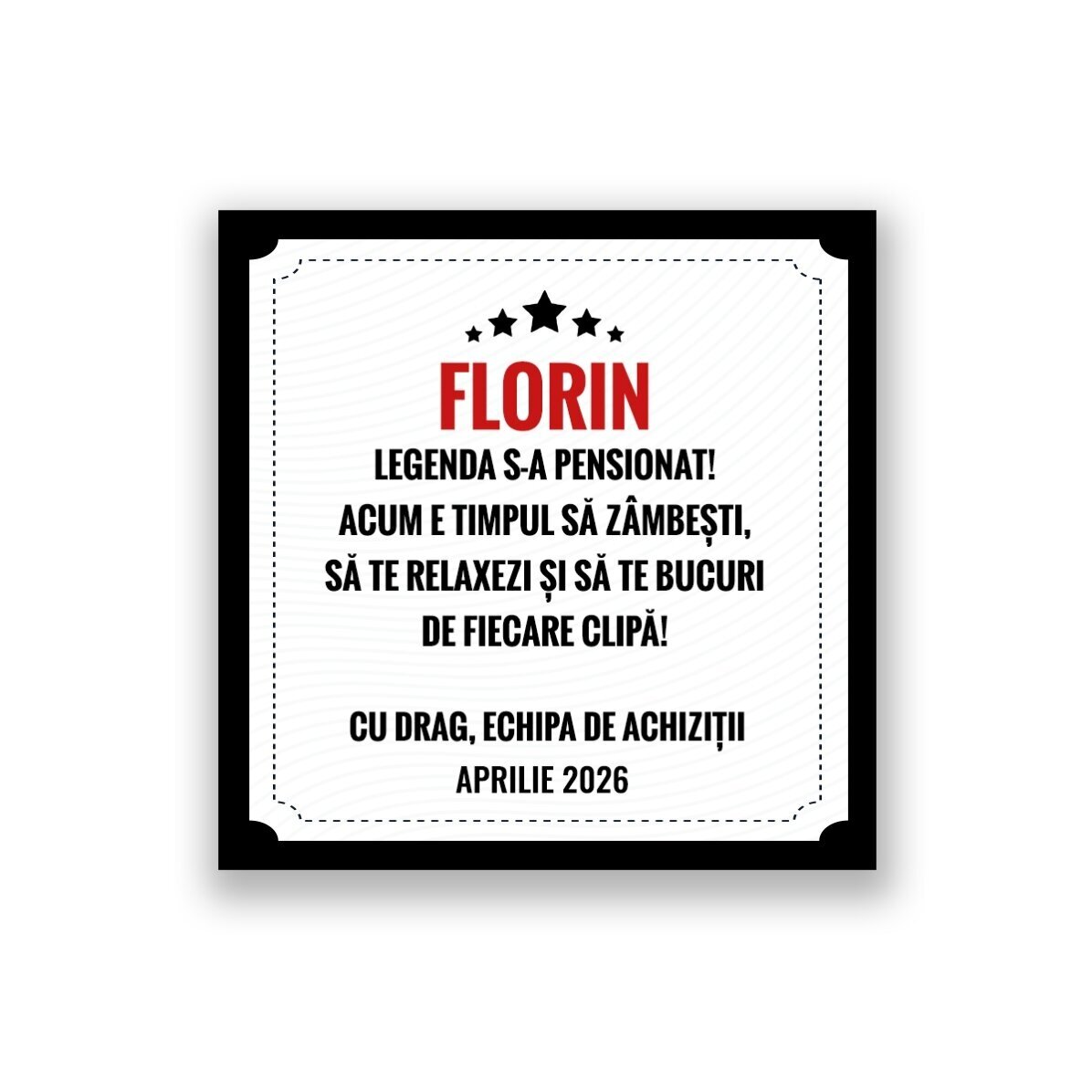 Spersonalizowany zestaw upominkowy – Legenda przeszła na emeryturę