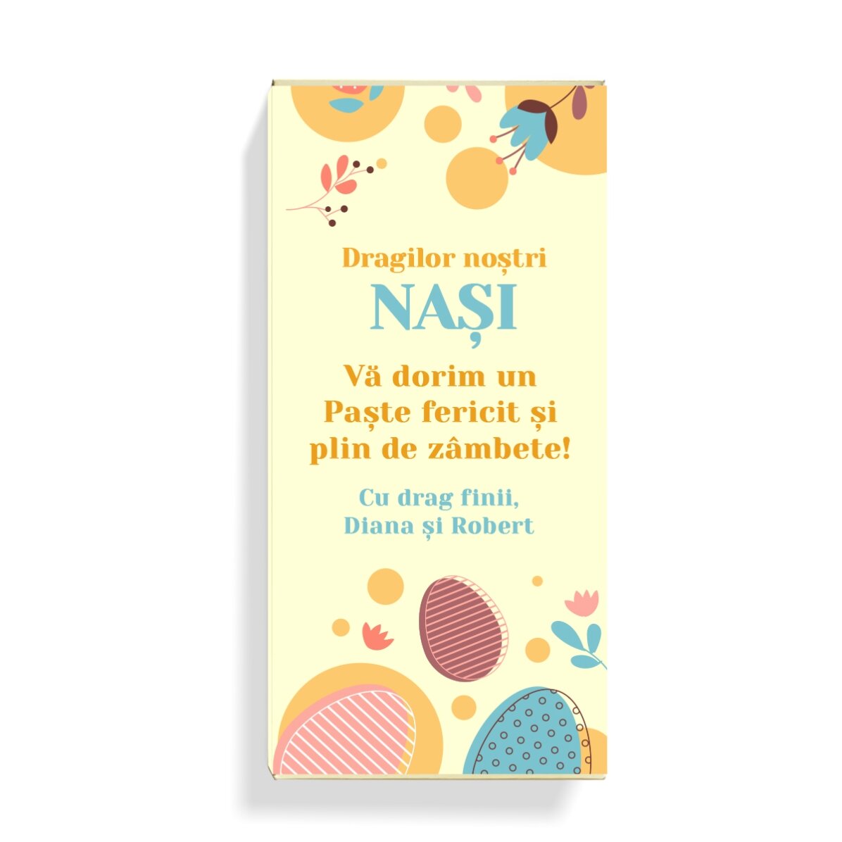 Personalised gift set for godparents - Happy Easter