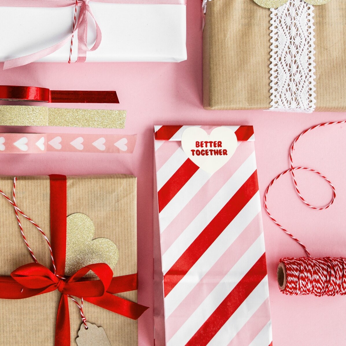 Zestaw torebek na prezenty – Sweet love