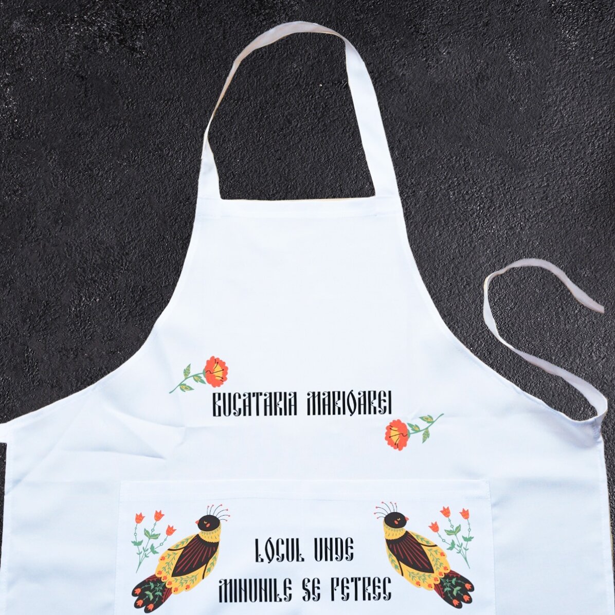 Personalised apron with text - Kitchen wonders