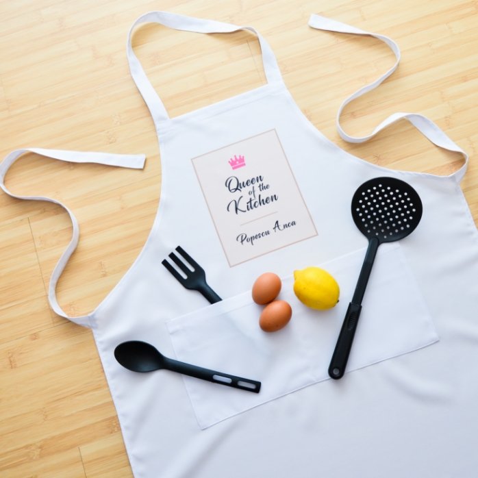 Spodnie białe na zamówienie – Queen Of The Kitchen