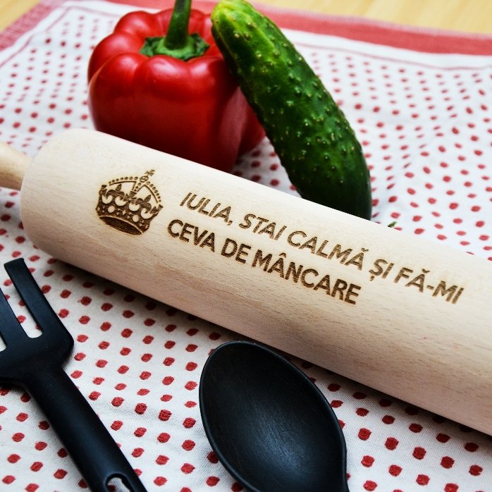 Spersonalizowany drewniany mieszadło – Keep Calm