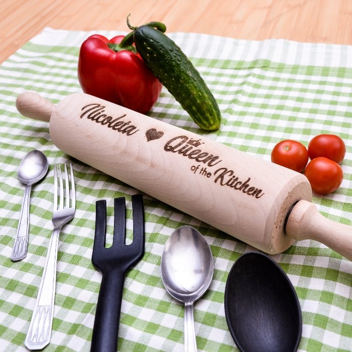 Drewniana łopatka z personalizacją – Queen of the Kitchen