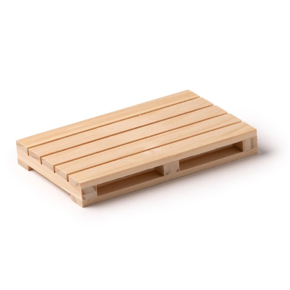 Personalised pallet-shaped coaster with text - Best beer