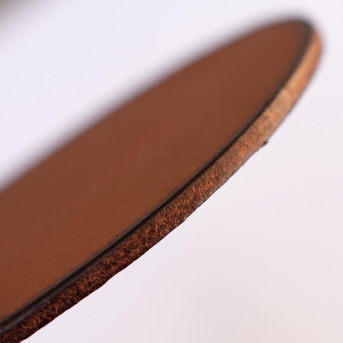 Personalised leather cup holder with text - It