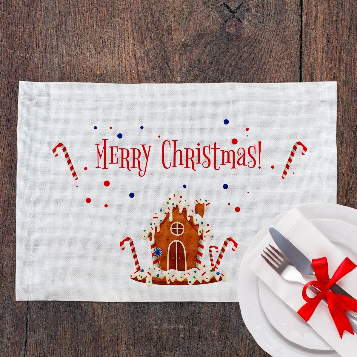 Spersonalizowany uchwyt na talerz – Gingerbread