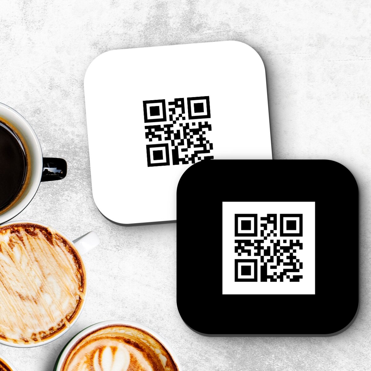 Spersonalizowany uchwyt na szklankę z kodem QR
