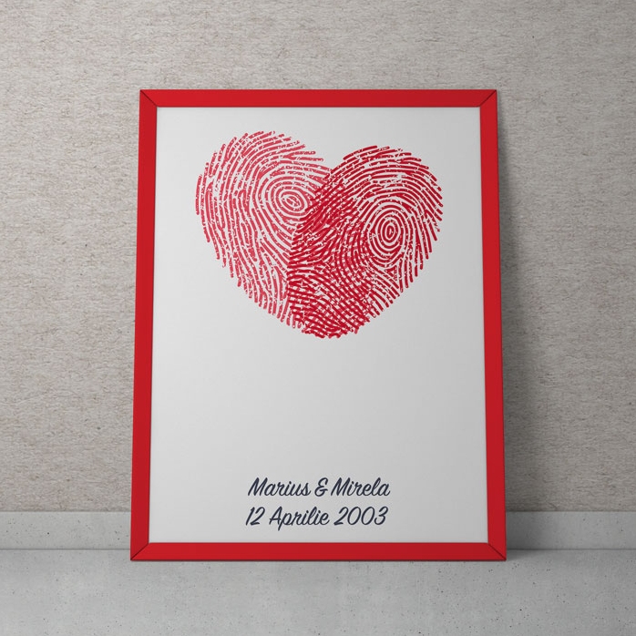 Personalised heart painting
