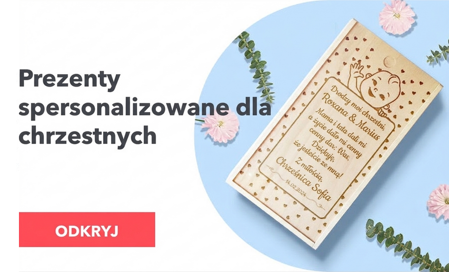 Prezenty dla rodziców chrzestnych