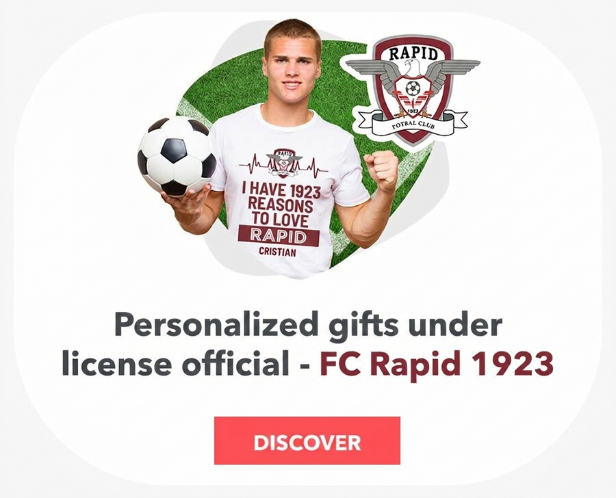 Spersonalizowane upominki na oficjalnej licencji – FC Rapid 1923 Bukareszt