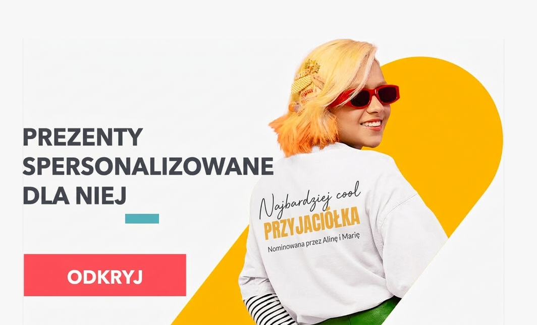 Spersonalizowane prezenty dla niej