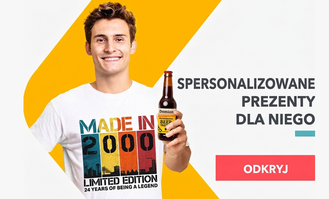 Spersonalizowane prezenty dla niego