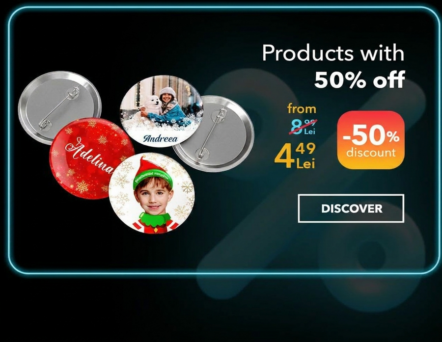 Spersonalizowane prezenty z 50% zniżką – Black Friday