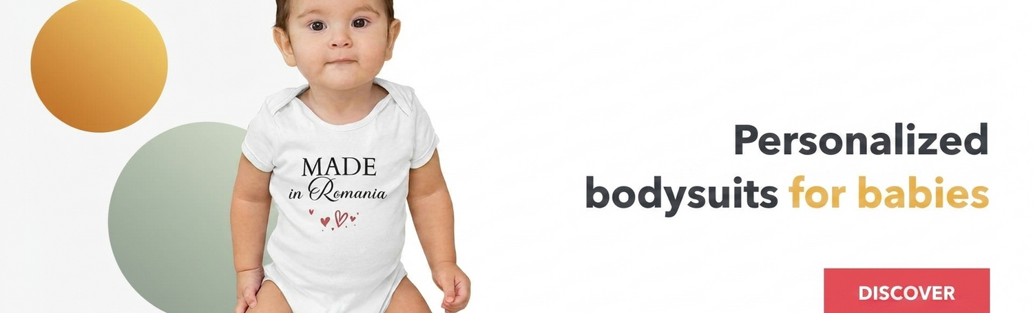 Spodnie body z indywidualnym nadrukiem dla dzieci