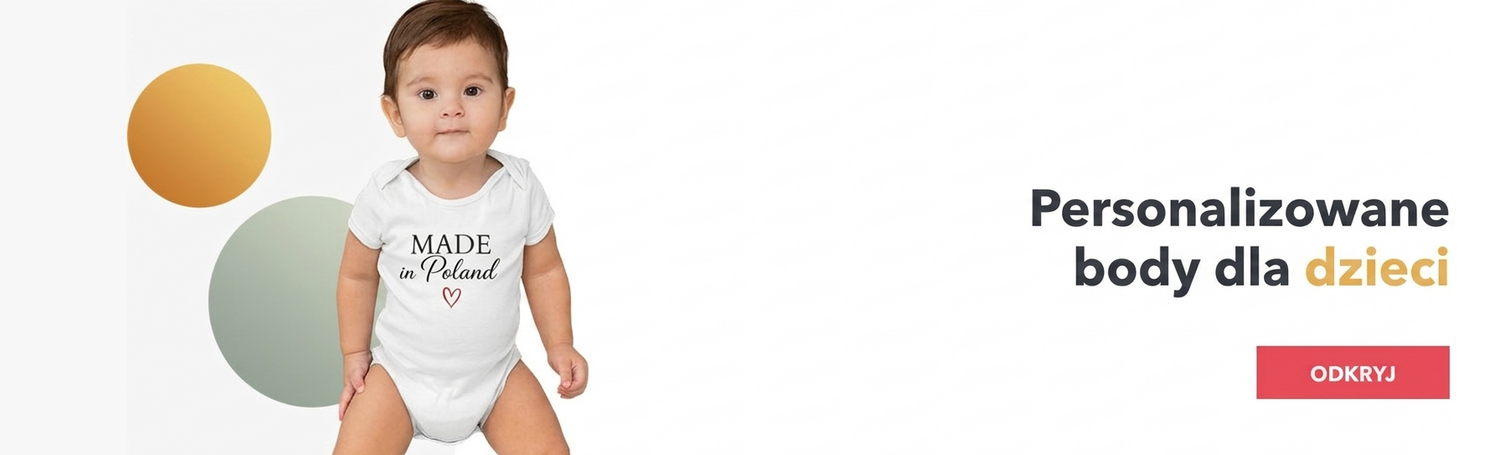 Spersonalizowane body niemowlęce