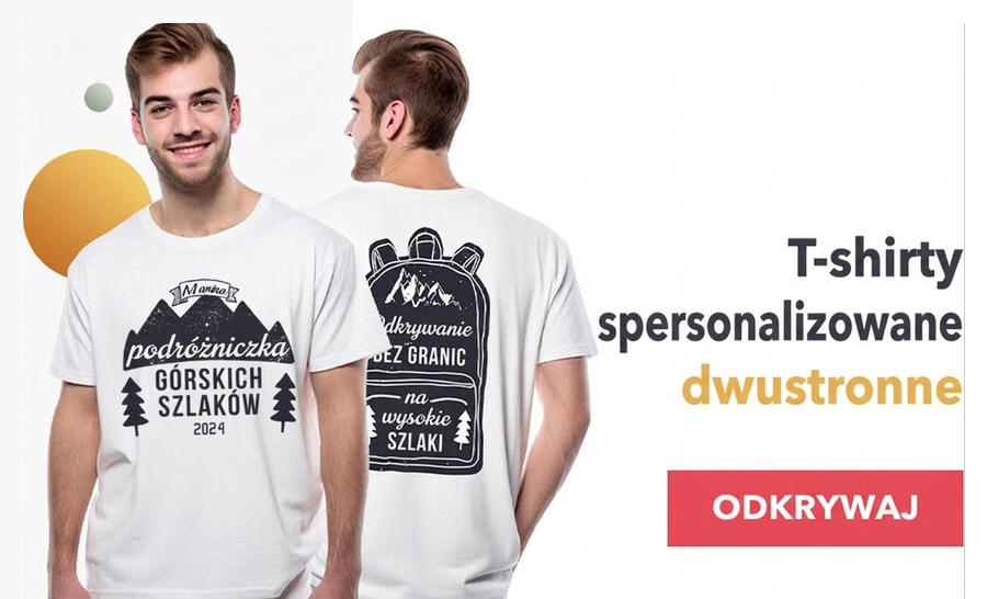 Koszulki personalizowane przód i tył