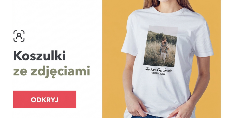 Spersonalizowane koszulki ze zdjęciami