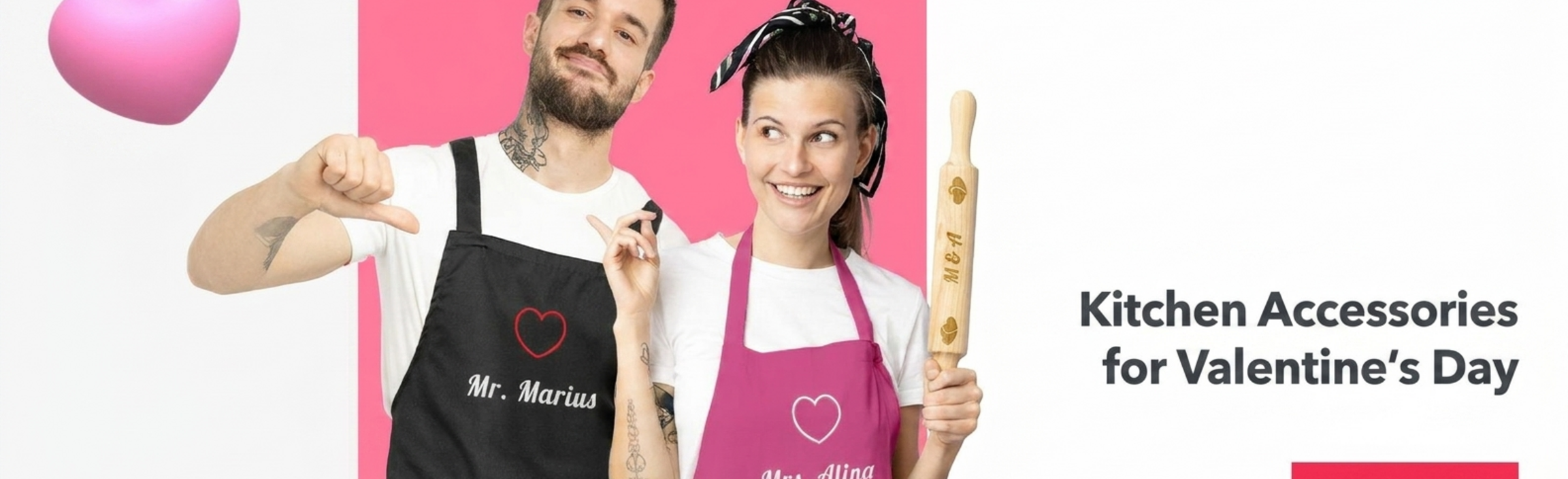 Akcesoria kuchenne na Walentynki