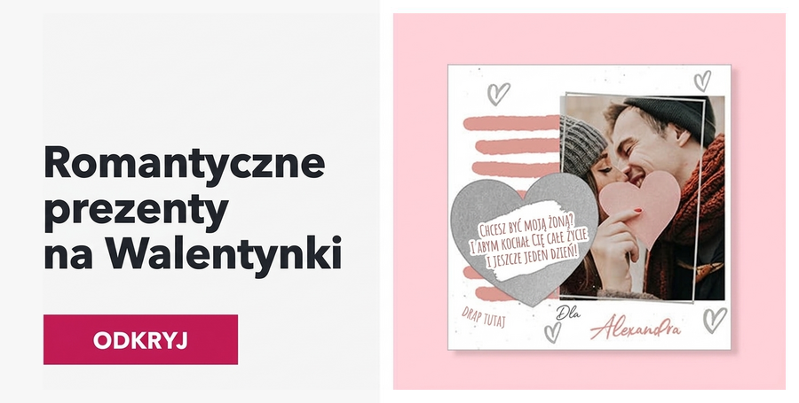 Romantyczne prezenty na Walentynki