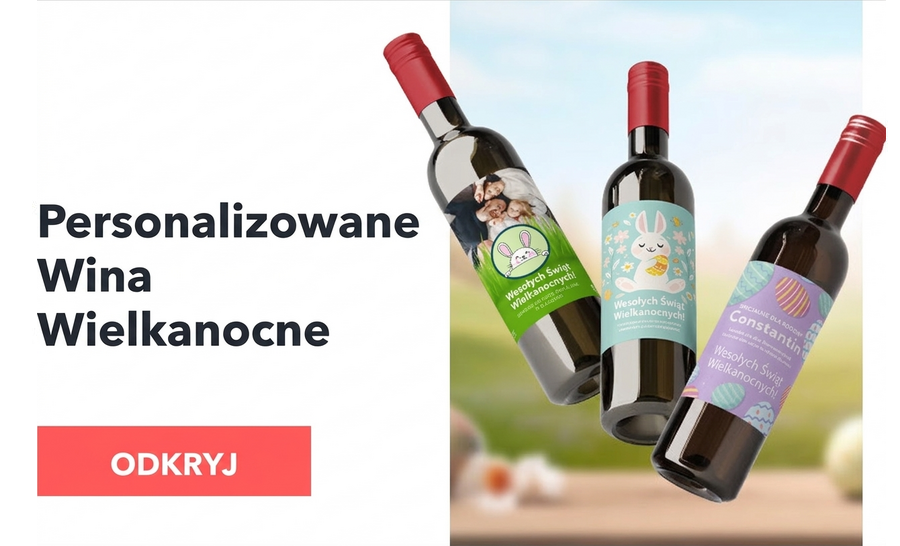 Spersonalizowane wina na Wielkanoc