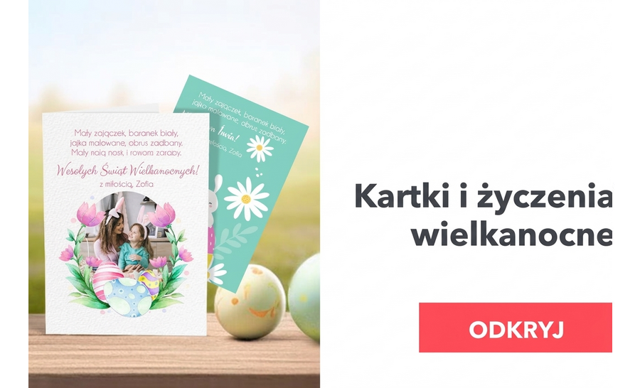 Spersonalizowane kartki okolicznościowe i kartki na Wielkanoc
