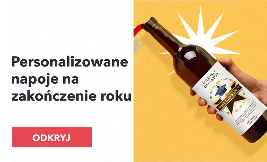 Spersonalizowane napoje na zakończenie szkoły