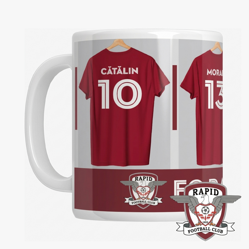 Spersonalizowane kubki na oficjalnej licencji – FC Rapid 1923