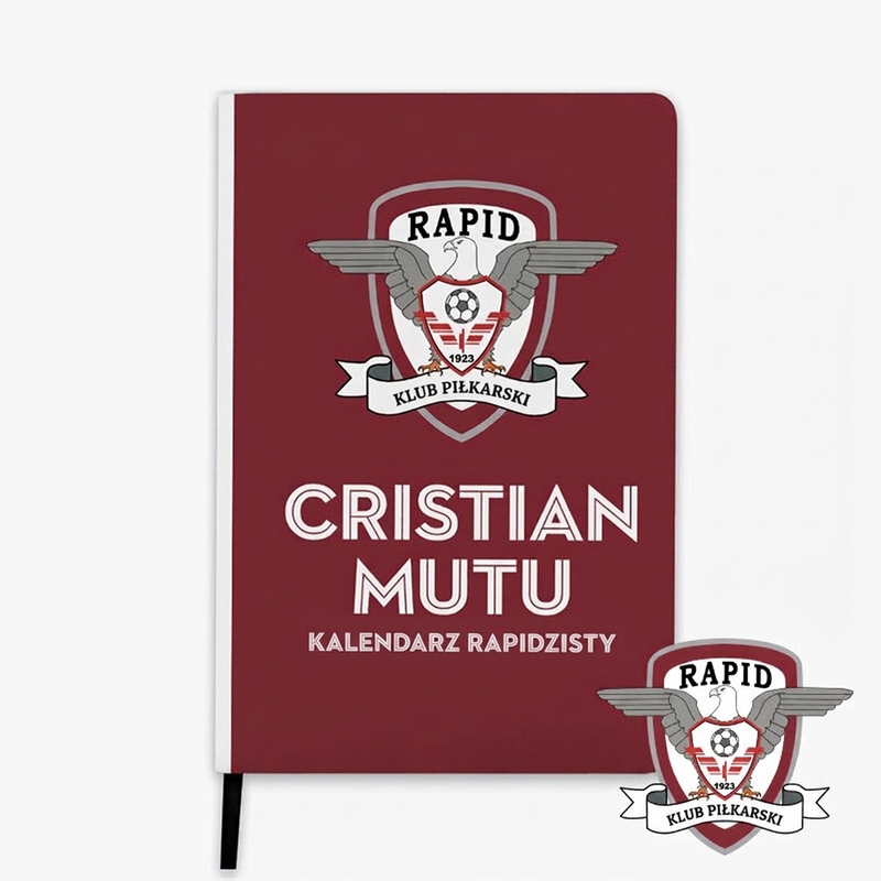 Spersonalizowane kalendarze i notesy na oficjalnej licencji – FC Rapid 1923