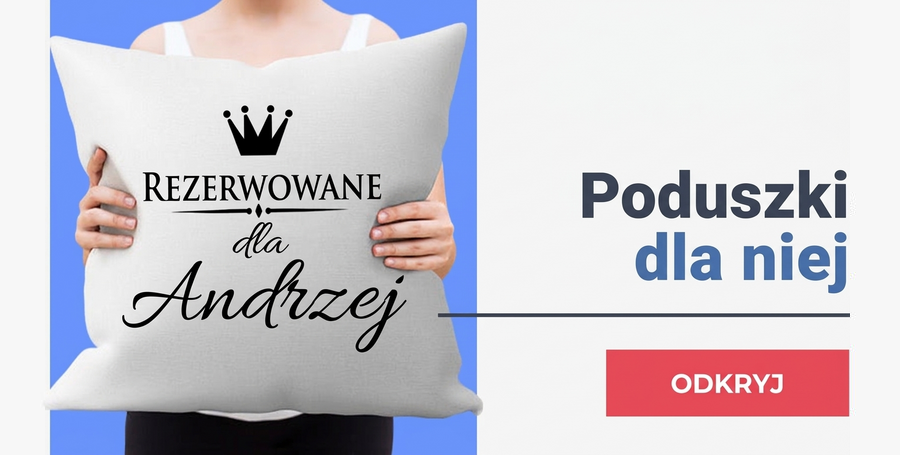 Spersonalizowane poduszki dla niej