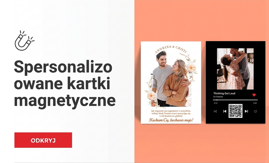 Spersonalizowane kartki magnetyczne