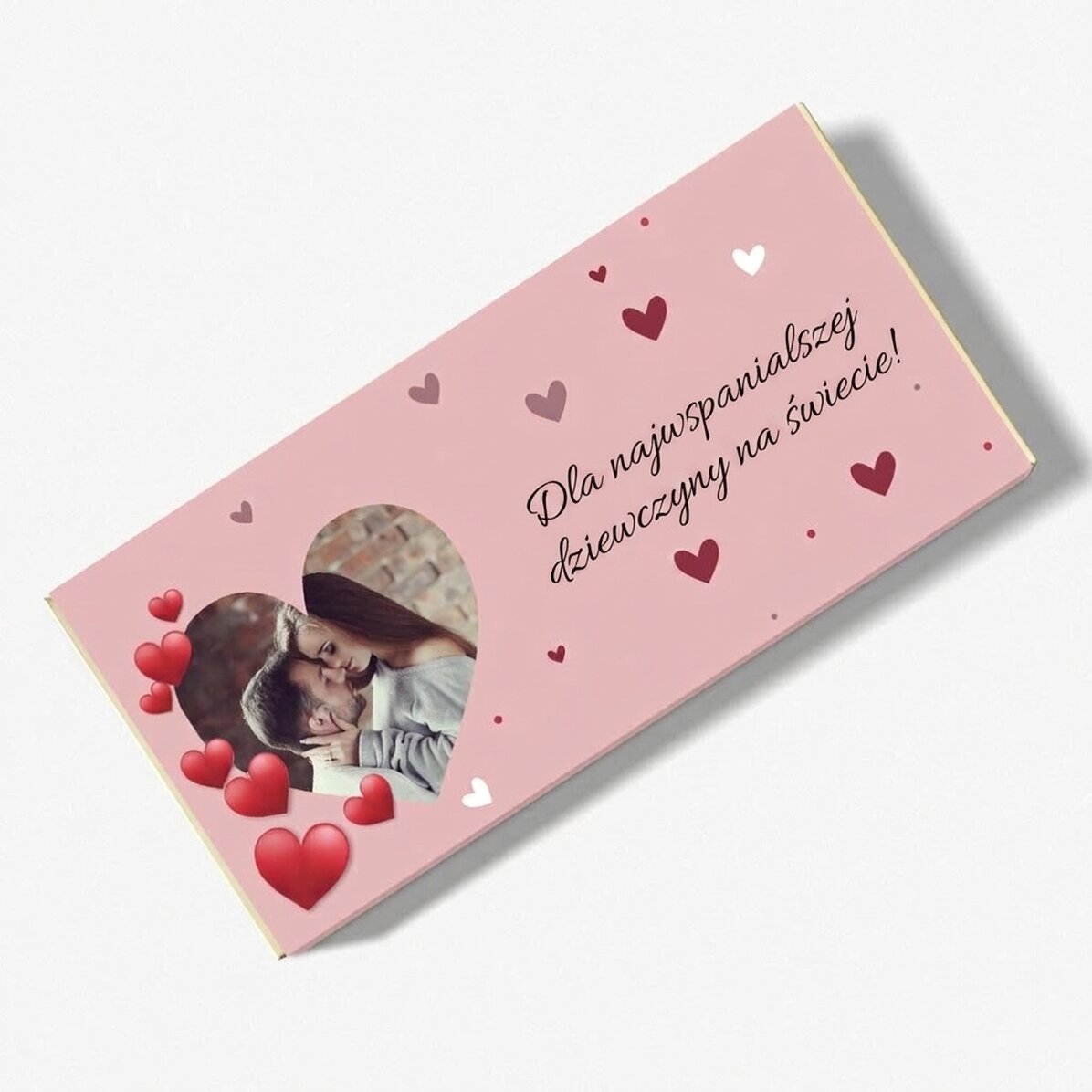 Czekoladki z indywidualnym napisem i zdjęciem – I love you!