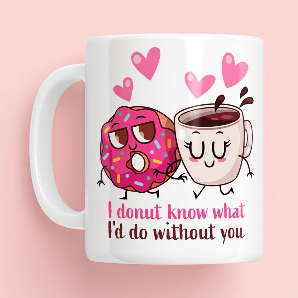Spersonalizowany kubek z imieniem – Doughnut Love