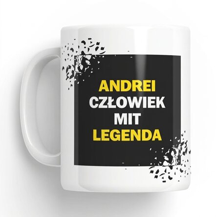 Spersonalizowany kubek z napisem – The Legend