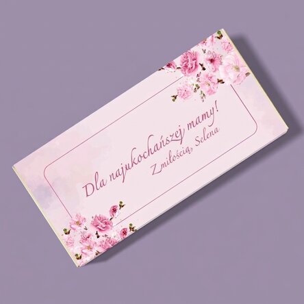 Czekolada z indywidualnym napisem – Cherry Blossom