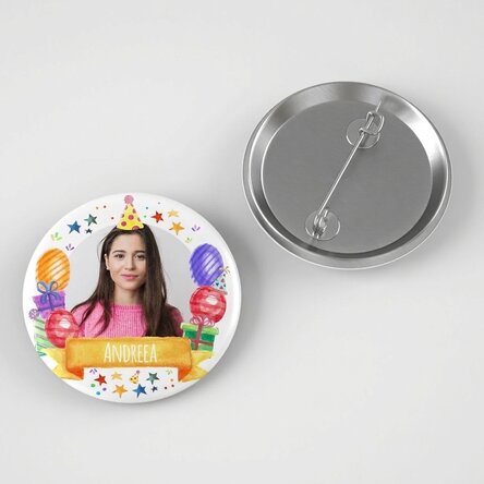 Spersonalizowana plakietka ze zdjęciem i napisem – Happy Birthday