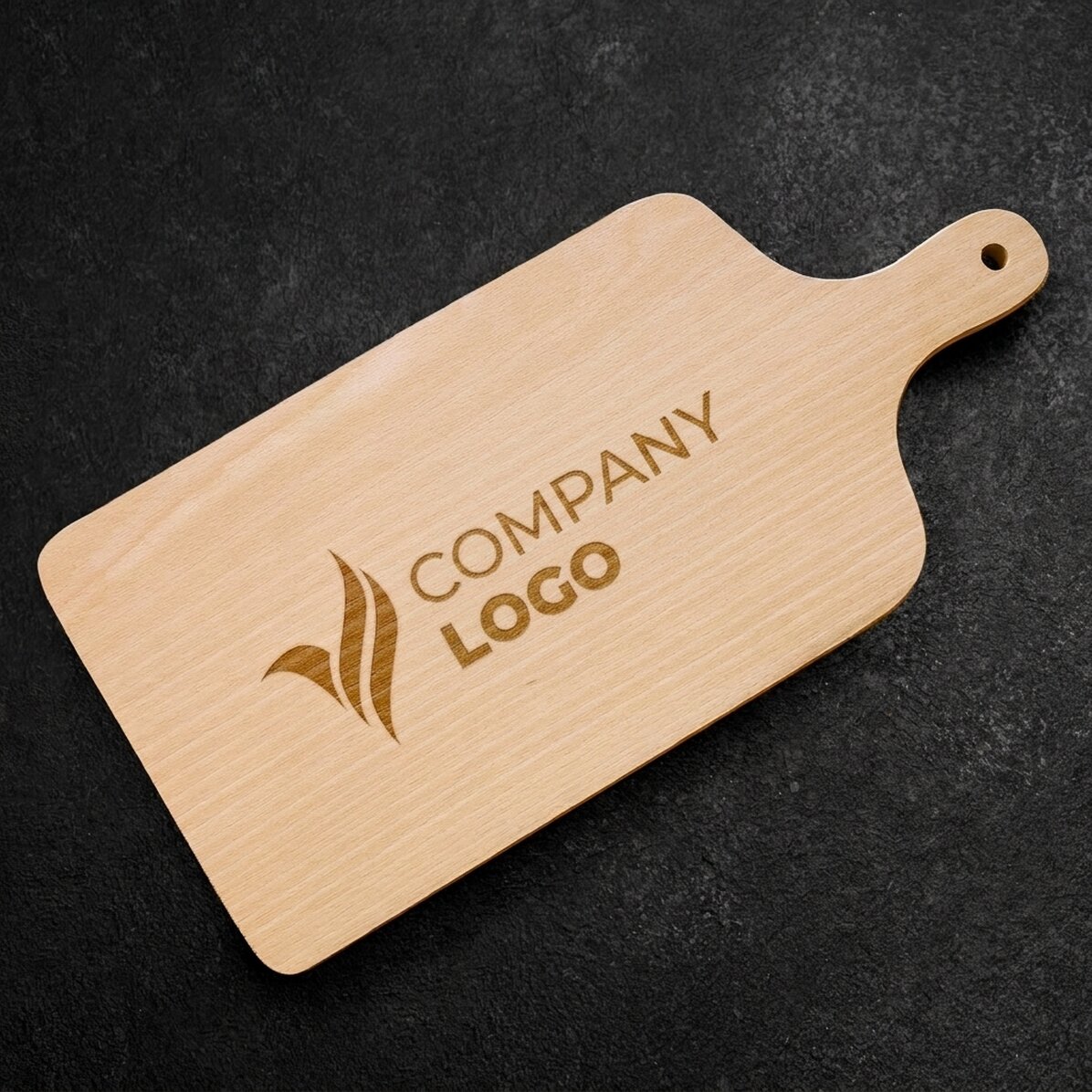 Customised chopping board with logo