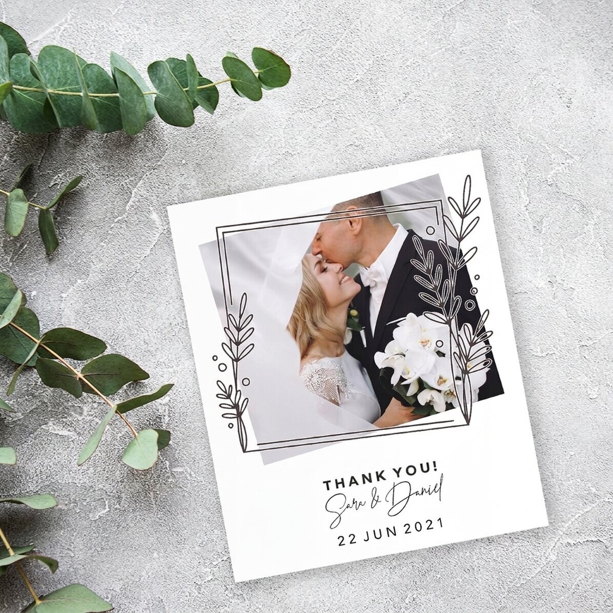 Personalised 10x12 cm photo - Wedding