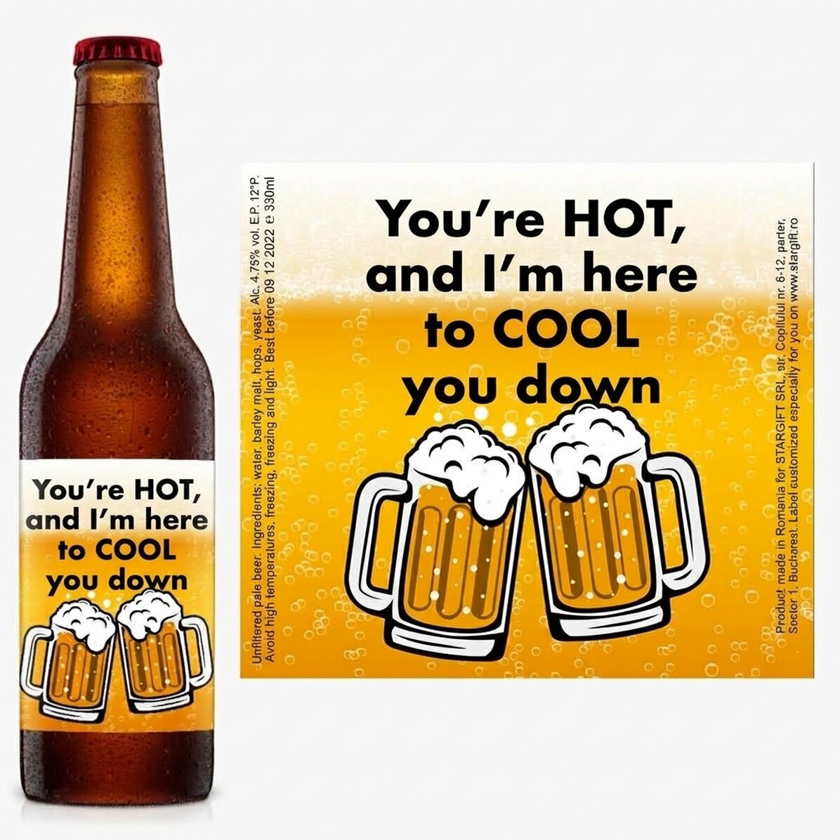 Piwo z indywidualnym nadrukiem – Hot