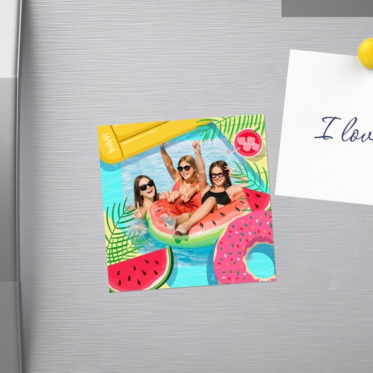 Magnes 10x10 z własnym zdjęciem – Summer time!