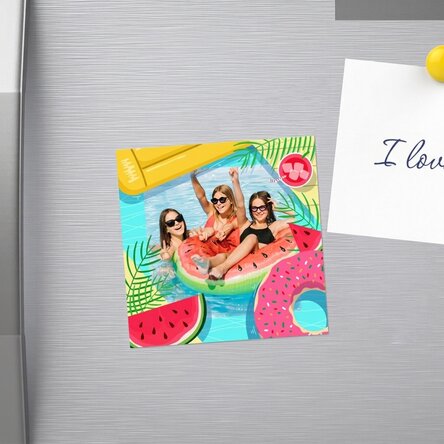 Magnes 10x10 z własnym zdjęciem – Summer time!