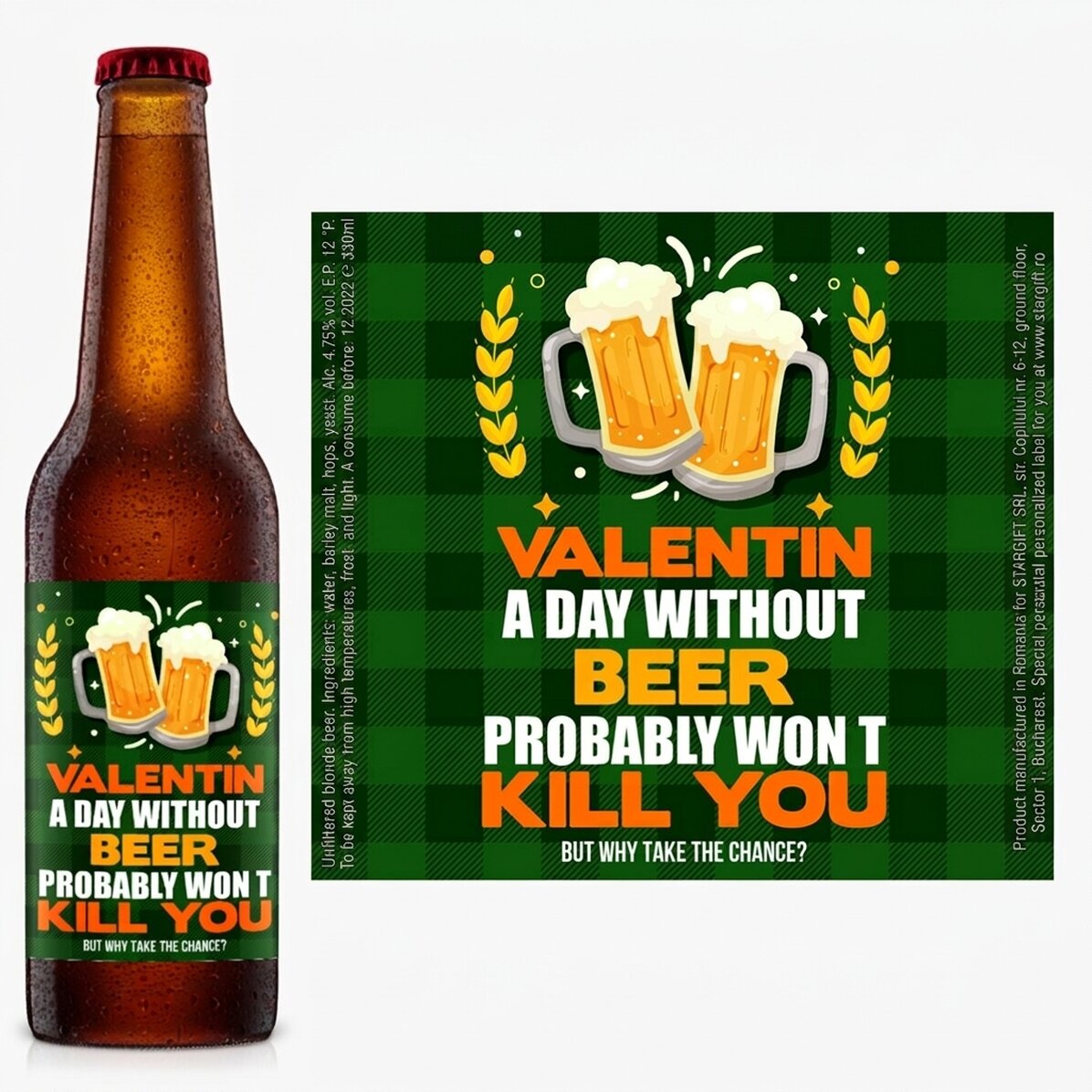 Piwo z indywidualnym napisem – Beer won
