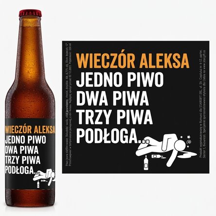 Piwo z indywidualnym nadrukiem – One beer, two beers...
