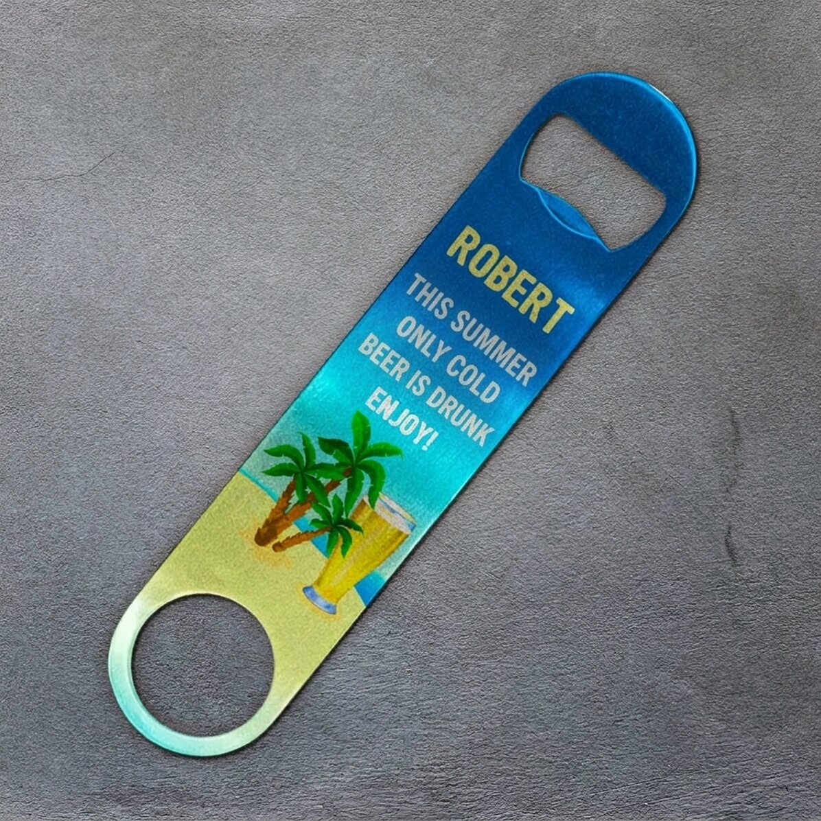 Spersonalizowany otwieracz do piwa z napisem – Summer